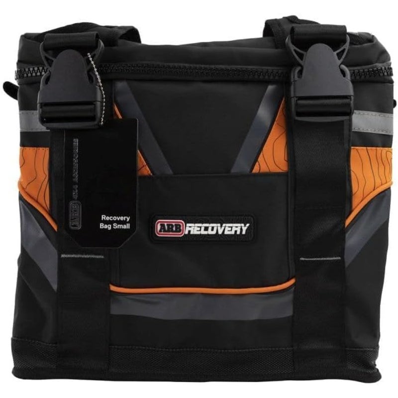 Recovery Bag Black/Orange Small For Post-Workout Recovery Lightweight Nylon Fabric Compact Travel-Friendly Design - Image 5