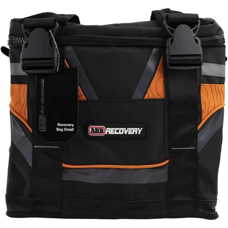 Recovery Bag Black/Orange Small For Post-Workout Recovery Lightweight Nylon Fabric Compact Travel-Friendly Design - Image 4