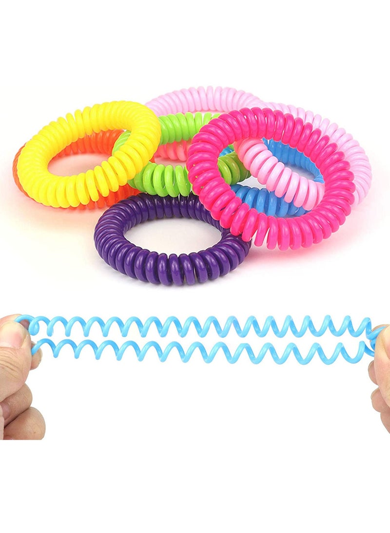 Generic 10 Pack Mosquito Repellent Bracelet Waterproof Deet-free Wristband Random Colors for Kids Adults  - Image 3