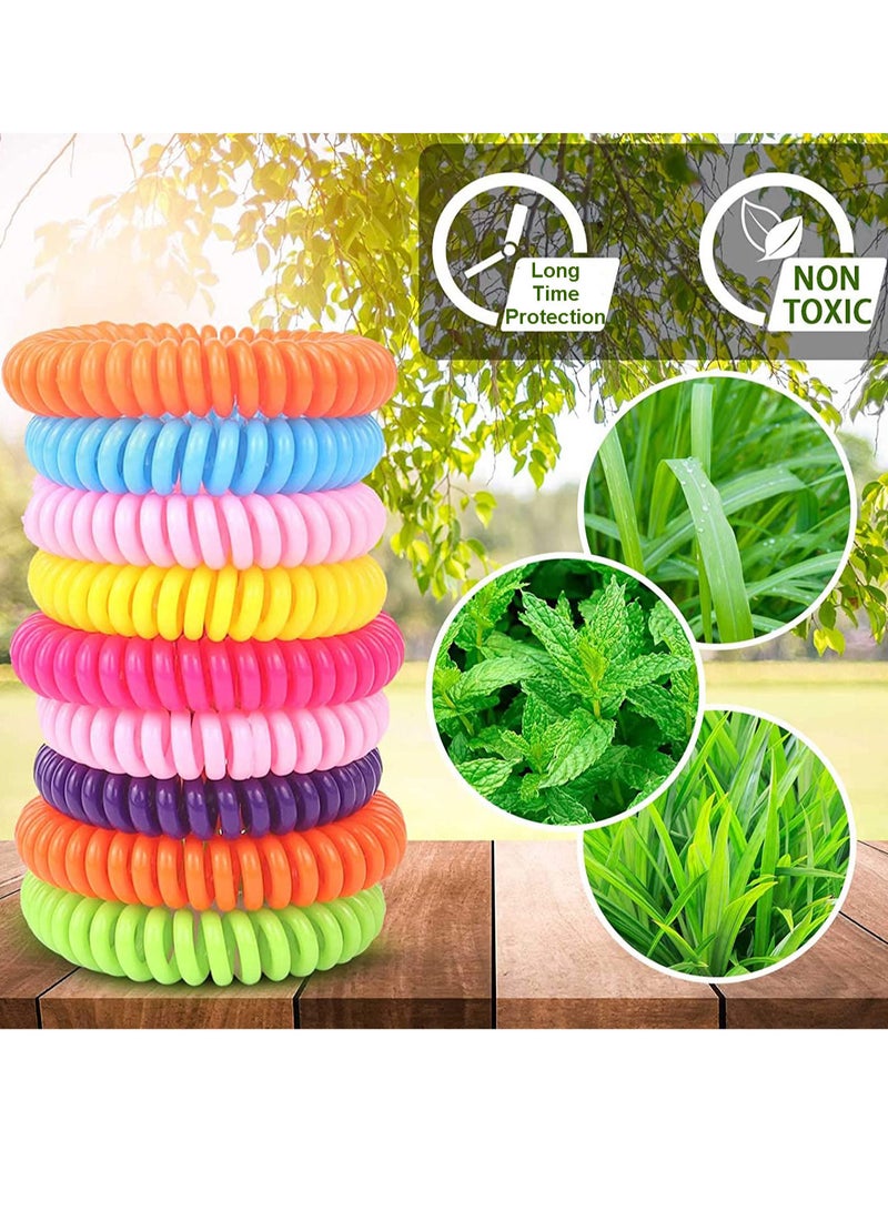 Generic 10 Pack Mosquito Repellent Bracelet Waterproof Deet-free Wristband Random Colors for Kids Adults  - Image 5