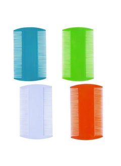 ZYOUNG 4 Pcs Hair Comb Double Sided Fine Tooth Combs  - Image 1