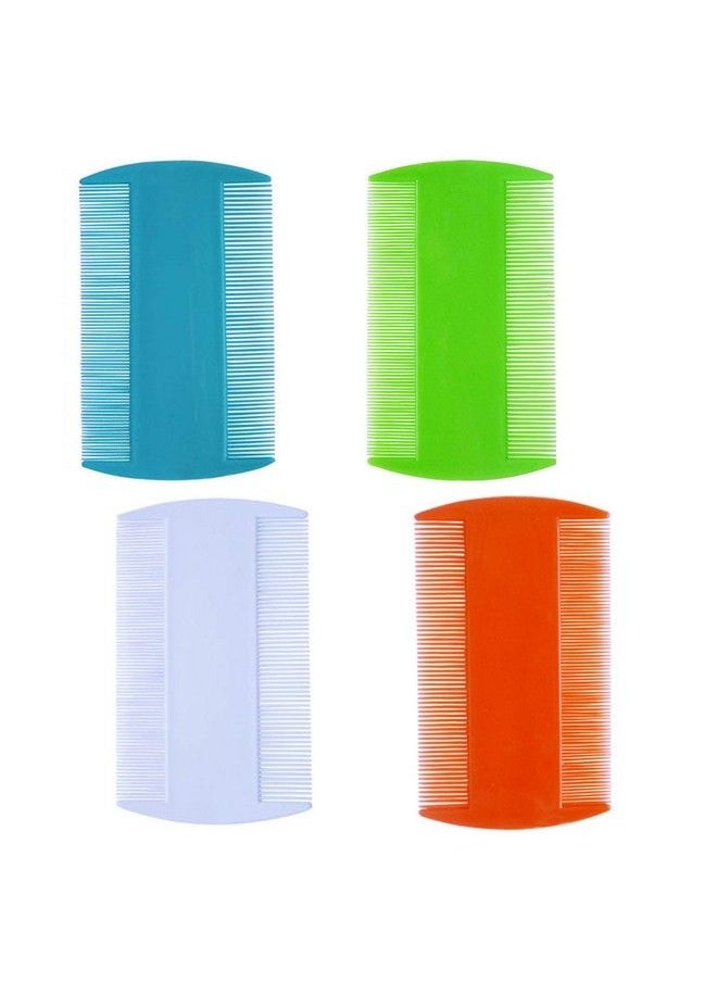 ZYOUNG - 4 Pcs Hair Comb Double Sided Fine Tooth Combs - Image 1