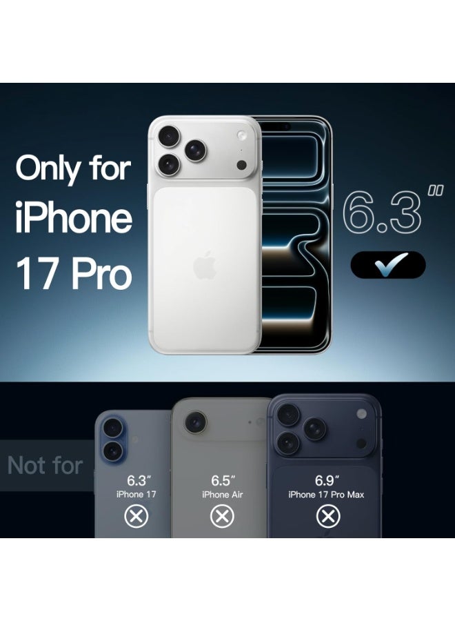 Case for iPhone 17 Pro 6.3-Inch, Non-Yellowing Shockproof Phone Bumper Cover, Anti-Scratch Clear - Image 2