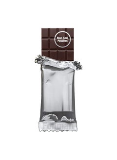 Heat Seal Bags (Metallized) For Chocolate Bar Wrapping With Tear Notches 100 Pack (3 1/2 X 7 1/2 Silver)