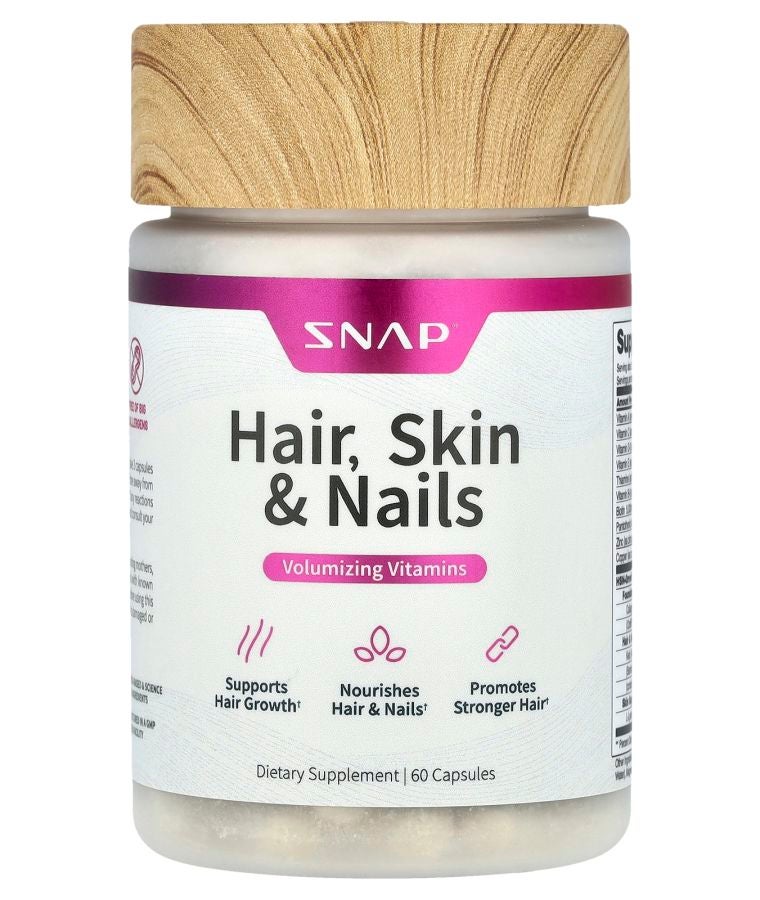 SNAP SUPPLEMENTS Hair Skin & Nails  60 Capsules