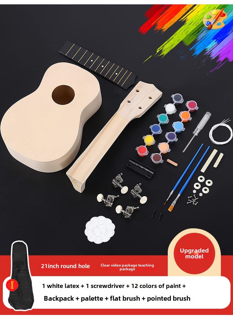 Hand Painted Ukulele DIY Kit for Kids Upgrade [21 inch round hole]] - pzsku/ZF81C42C4FF75938A4268Z/45/_/1736432856/548ea4bd-2f9c-4b6d-ab4c-7bbf5f1174b2