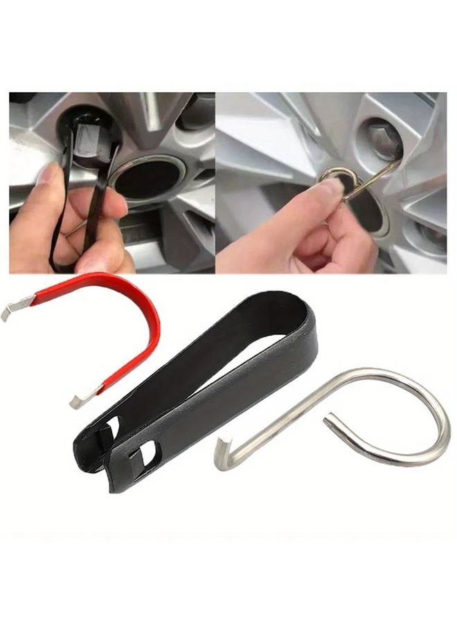 Alloy Wheel Bolt Nut Caps Covers Puller Remover Tool Set For Audi Volkswagen Car - Image 1