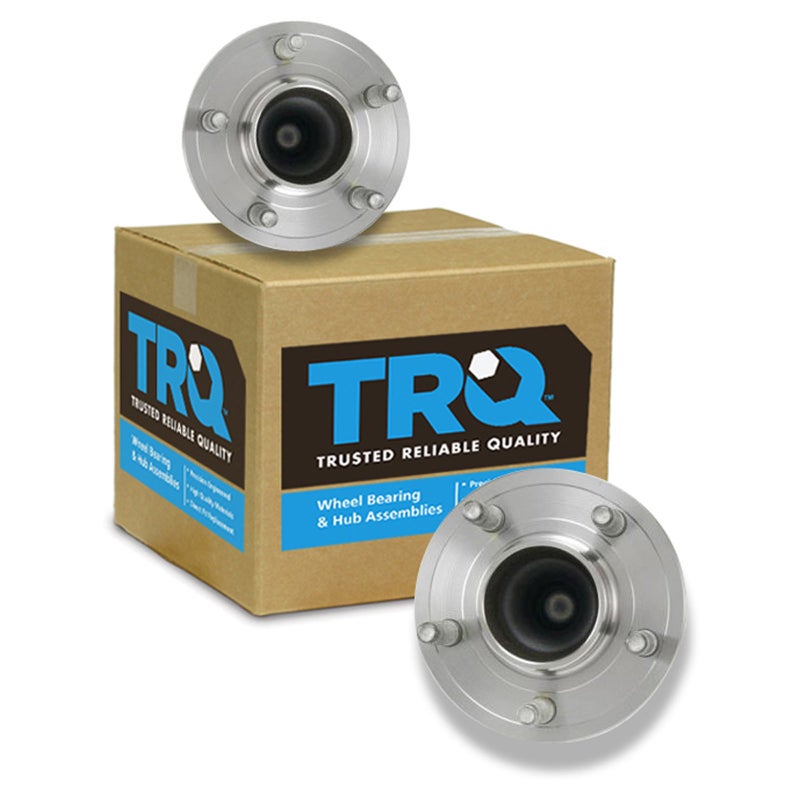 TRQ 2 Piece Front Wheel Bearing Hub Assembly Set Compatible with 20052011 Ford Crown Victoria Lincoln Town Car Mercury Grand Marquis