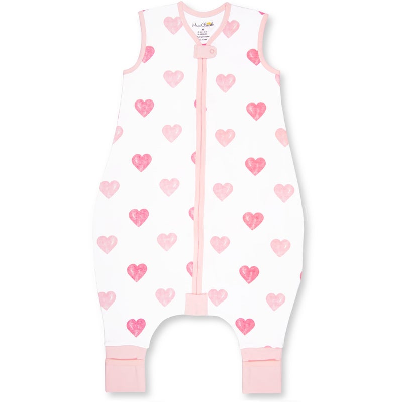 Mama Cheetah Mama Cheetah Toddler Sleep Sack with Feet 25 TOG Organic Cotton Baby Sleeping Bag with Legs Winter Baby Wearable Blankets for Early Walker 618 Month 