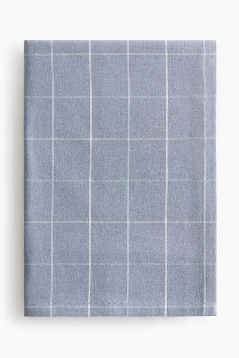 H&M Patterned linen-blend tablecloth