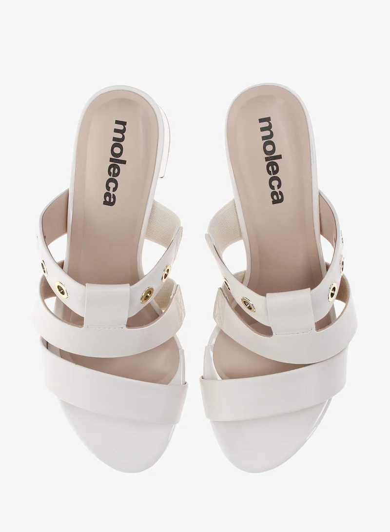 Moleca Off White Moleca Women’s Flat Summer Footwear – Lightweight Slip-On Comfort with Stylish Casual Design for Women | Best Price UAE