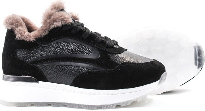 Fast Step Genuine Leather Fur Women's Casual Shoes 757KZA24503  - Image 2