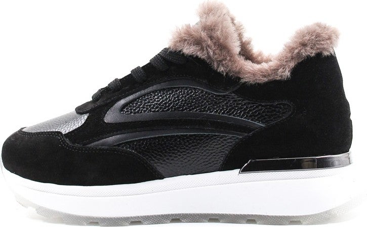 Fast Step Genuine Leather Fur Women's Casual Shoes 757KZA24503  - Image 4