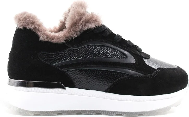 فاست ستيب Genuine Leather Fur Women's Casual Shoes 757KZA24503