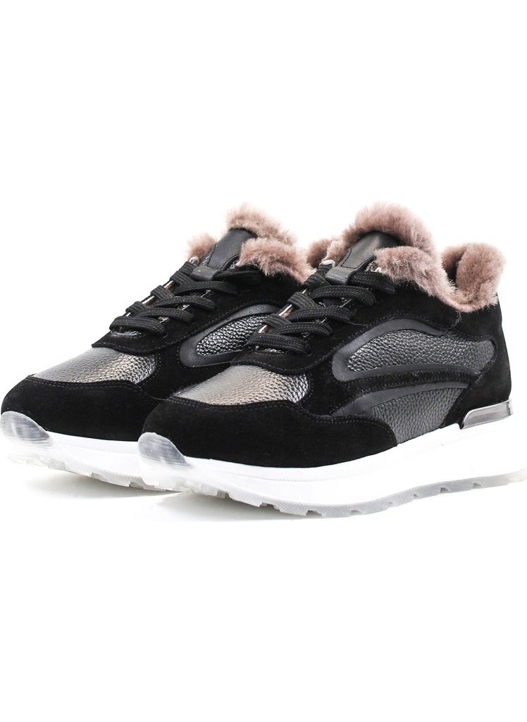 Fast Step Genuine Leather Fur Women's Casual Shoes 757KZA24503  - Image 3