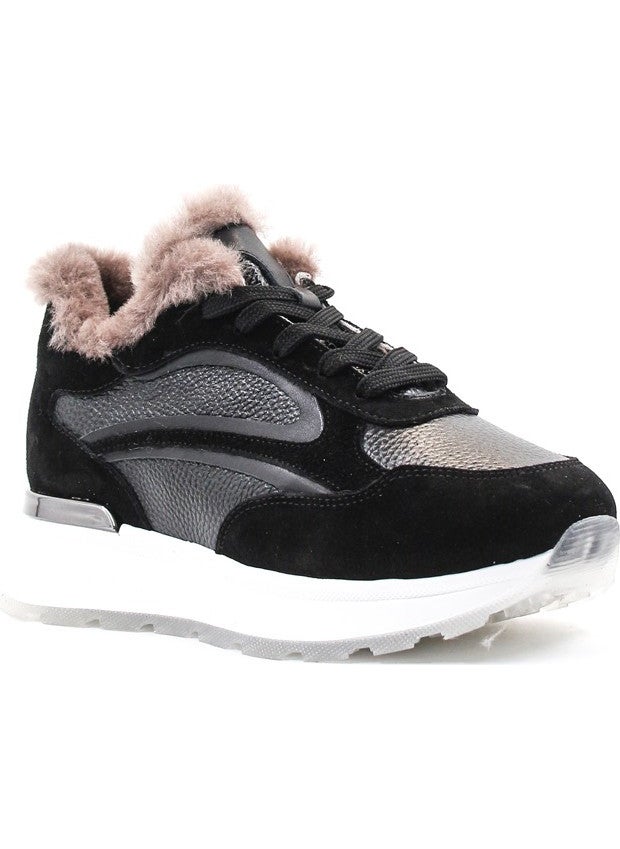 Fast Step Genuine Leather Fur Women's Casual Shoes 757KZA24503  - Image 1