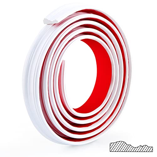 TriMold Peel and Stick Chair Rail Molding, Self-Adhesive Wall Trim for Home Decoration & Wall Protection, 3m x 4cm - Image 2