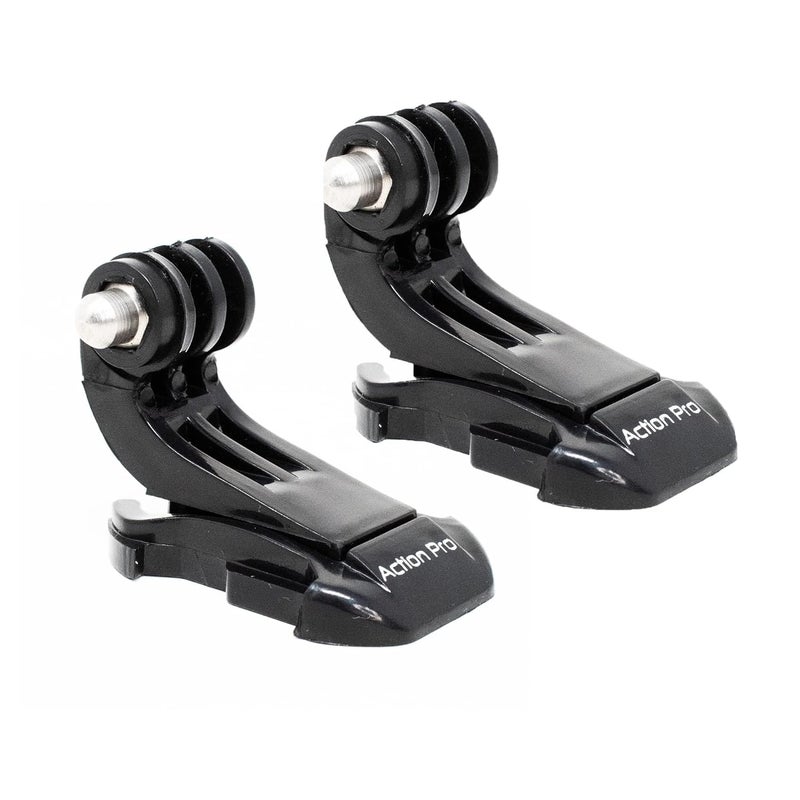 Action Pro Made in India Improved Tough J Hook Quick Release Buckle Mount Compatible with GoPro 13 12 11 10 9 8 7 6 5 4 /4k/Eken/AKASO/SJCAM/YI/DJI Insta 360 and Other Action Cameras (Pack of 2) - Image 1