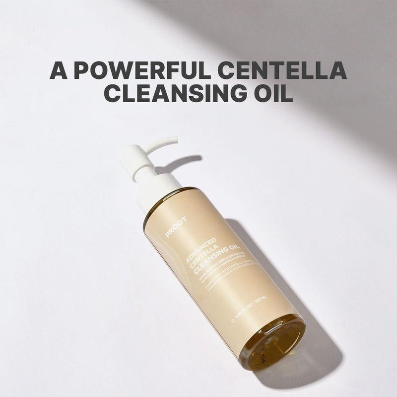 PROOT Centella Cleansing Oil | Centella Oil Cleanser | Korean Centella Cleansing Oil For Face | Centella Oil Cleanser for Face with High Concentrate of Centella Extract | Centella Cleanser For Sebum - Image 3