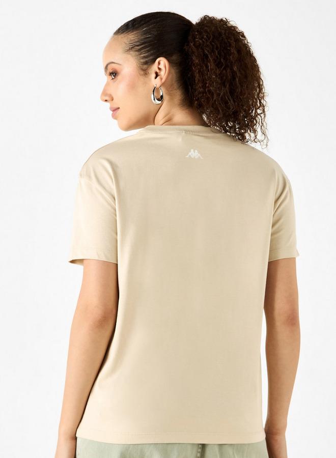 Kappa Printed T-shirt with Crew Neck and Short Sleeves - Image 3