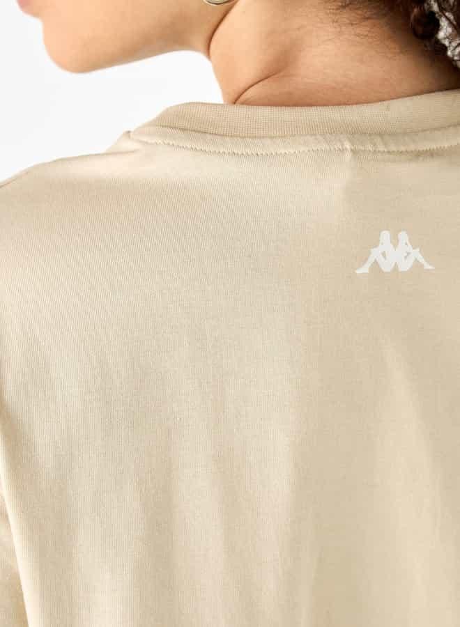 Kappa Printed T-shirt with Crew Neck and Short Sleeves - Image 4