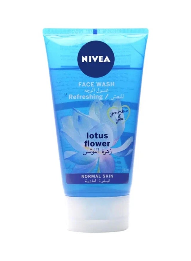 Nivea Refreshing Face Wash  lotus flower Remove Daily Impurities Cleanse Deeply 150 ml