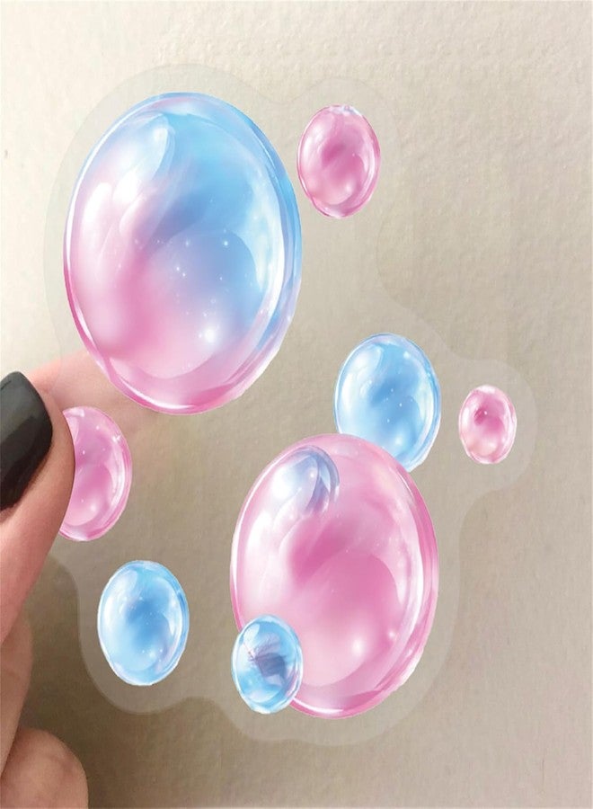 TARINI 50PCS Watercolour Bubble Stickers, Aesthetic Sticker for Journal Scrapbooking DIY DTF Craft, Decor Fit Water Bottles Notebooks Computers Photo Albums Diaries - Image 2