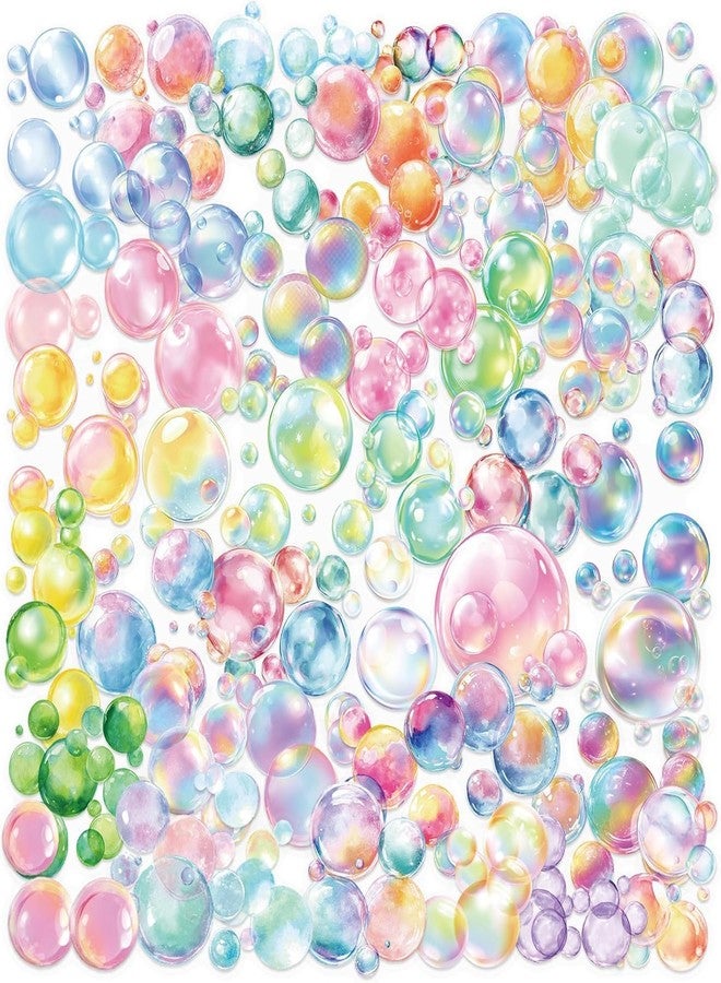 TARINI 50PCS Watercolour Bubble Stickers, Aesthetic Sticker for Journal Scrapbooking DIY DTF Craft, Decor Fit Water Bottles Notebooks Computers Photo Albums Diaries - Image 5