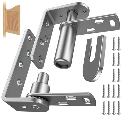 Dolenor Saloon Door Hinges, Double Action Spring Hinge Self Closing, Heavy Duty Swinging Door Hardware for Cafe Doors, Two Way Swing, 304 Stainless Steel (Big, Single Door 1 Pack) - Image 1