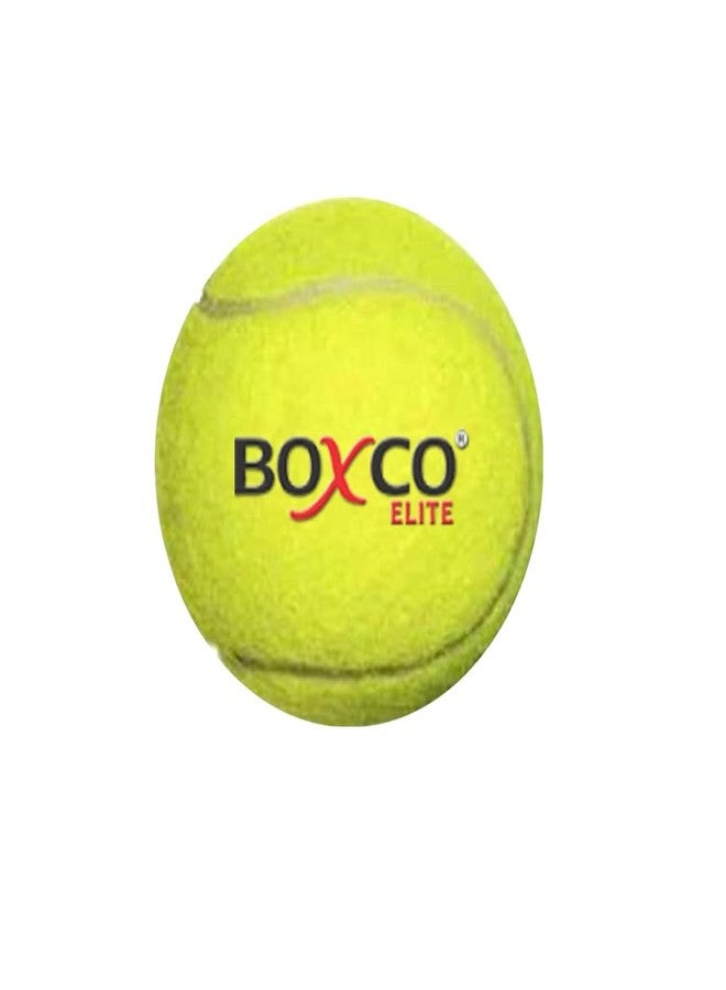 BOXCO Elite Medium Weight Tennis Cricket Ball, Practice Ball, Cricket Training Ball, Standard Size, Yellow (Pack of 3) - Image 2