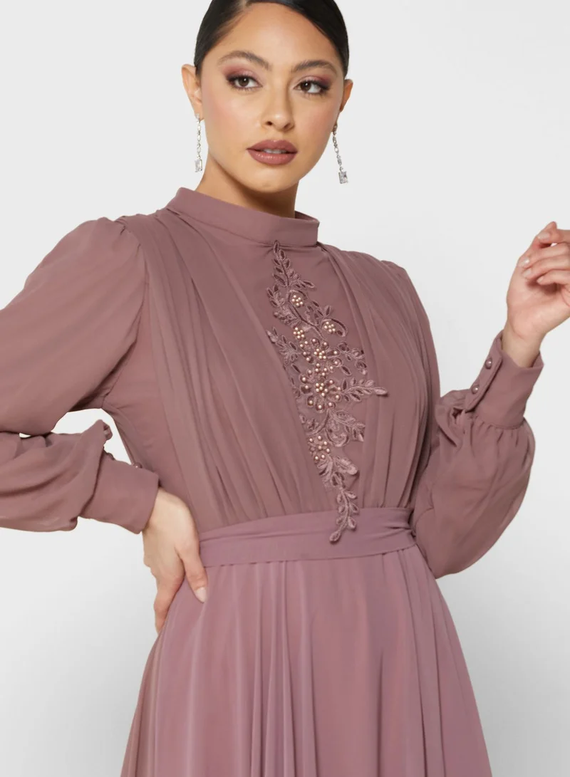 Khizana Embroidered Detail Dress