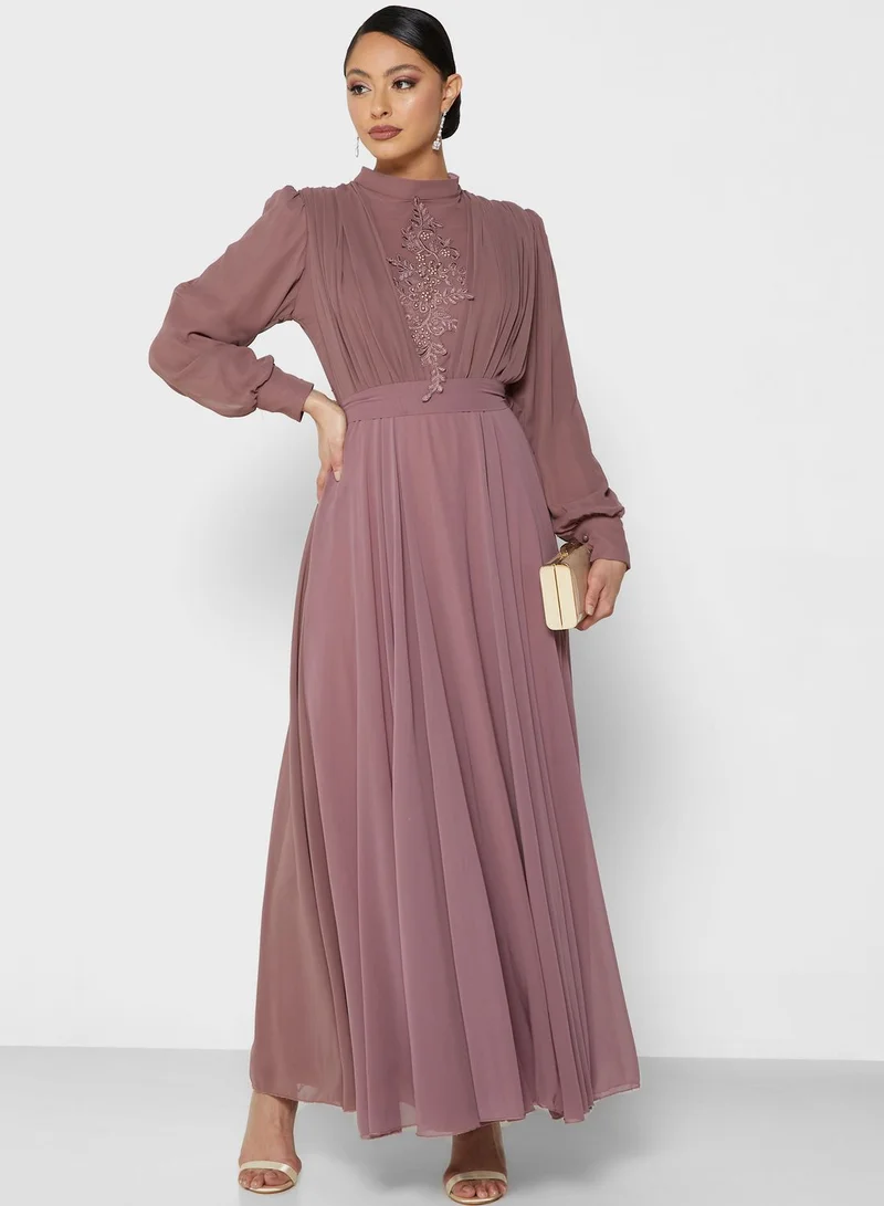 Khizana Embroidered Detail Dress