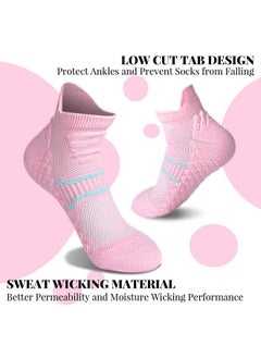 AIMERDAY Aimerday Performance Womens Athletic Ankle Socks Max Cushioned Low Cut Running Socks for Women Arch Support Wicking Tab Socks  - Image 5