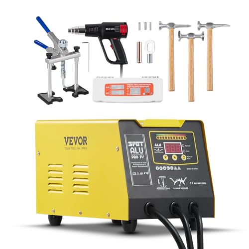 VEVOR Spot Welder Dent Puller, 300W Stud Welder Dent Repair Kit with Heat Gun, Auto/Manual Welding Mode, 110V Auto Body Spot Welding Dent Repair Machine for Aluminum Car Body Panels Repair - Image 1
