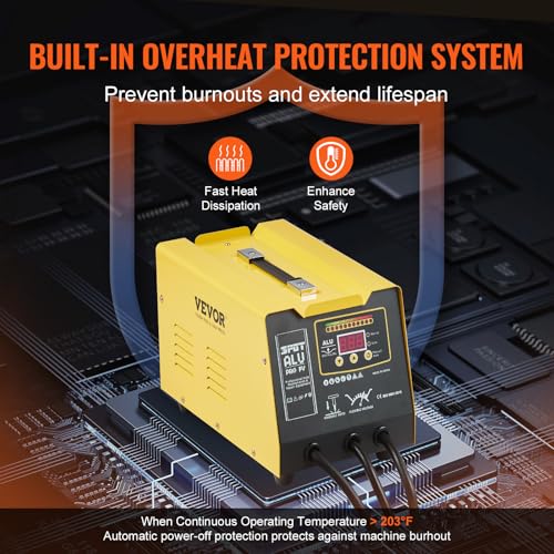 VEVOR Spot Welder Dent Puller, 300W Stud Welder Dent Repair Kit with Heat Gun, Auto/Manual Welding Mode, 110V Auto Body Spot Welding Dent Repair Machine for Aluminum Car Body Panels Repair - Image 5