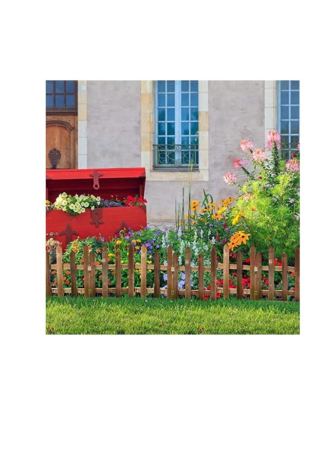 FFD Garden Picket Fence Decorative Landscape Edging Border for Patio, Fairy Garden - Image 3