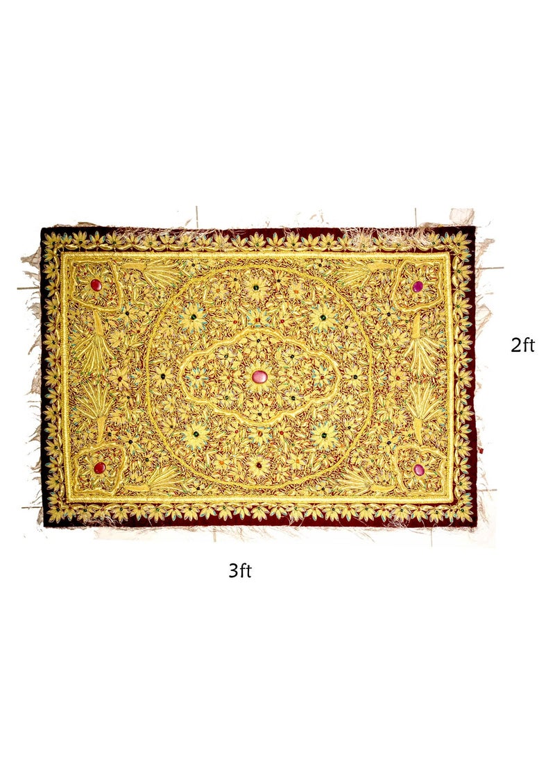 Antique Museum WALLHANGING CASHMERE-KINGSTONE2x3 FTGOLDTHREAD-AAK91-SSS560  - Image 4