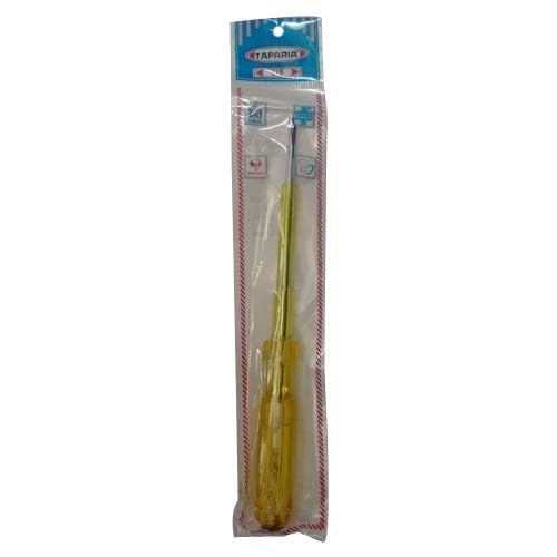 Taparia 818 Tester | Neon Glow Light | Yellow Colour | 200 mm | PVC Insulated Sleeve withstands upto 2000 V DC | Comfort Grip| Suitable for Electrical, Home, DIY and Professional - Image 2