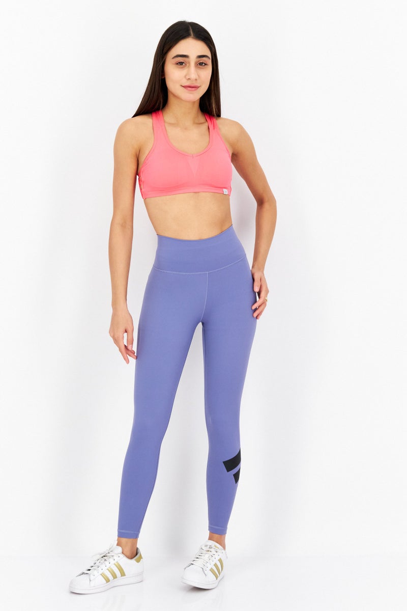 Adidas Women Sportswear Fit Training Tights, Steel Blue - Image 3