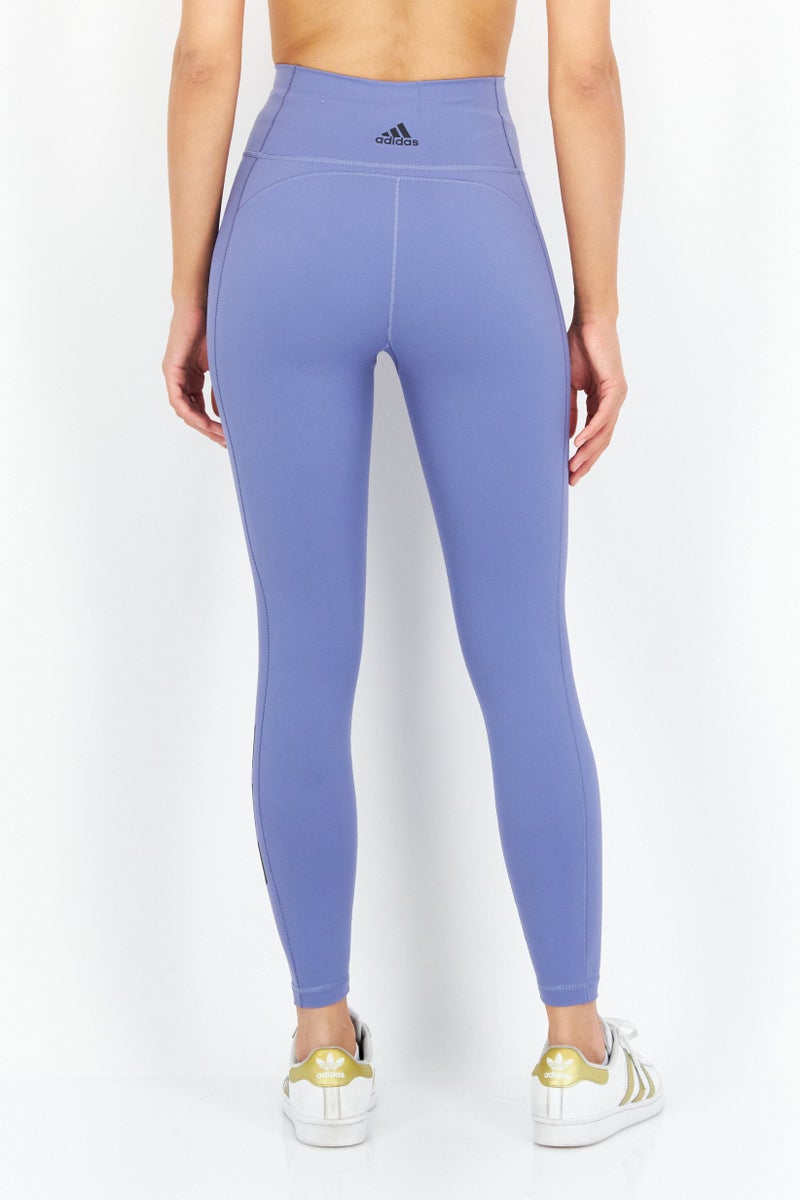 Adidas Women Sportswear Fit Training Tights, Steel Blue - Image 4