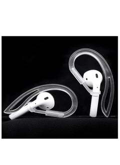 Generic Transparent Ear Hooks Compatible for AirPods Pro 360° Rotation Adjustable Flexible Anti-Slip Anti-Lost Sport Outdoor Replacement Earhooks Holder for AirPod Pro Multi-Dimensional Adjustable  - Image 2
