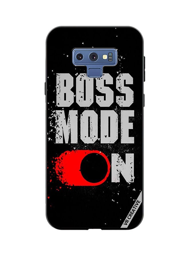 VR CREATIVE Protective Case Cover For Samsung Galaxy Note 9 Boss Mode On Design Multicolour - Image 1