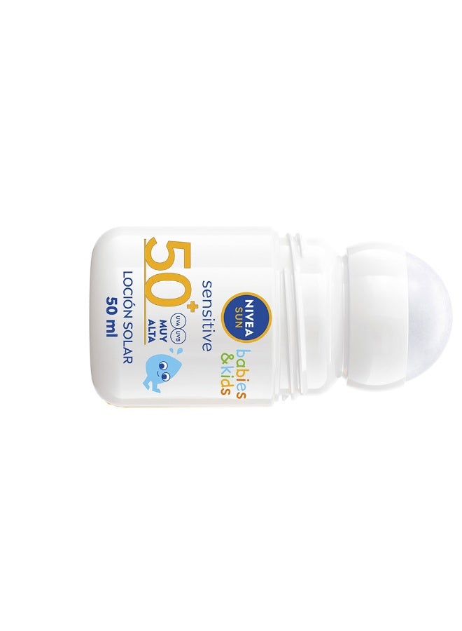 Nivea Sun Babies & Kids Roll-On Sun Lotion SPF50+ 50ml - Image 2