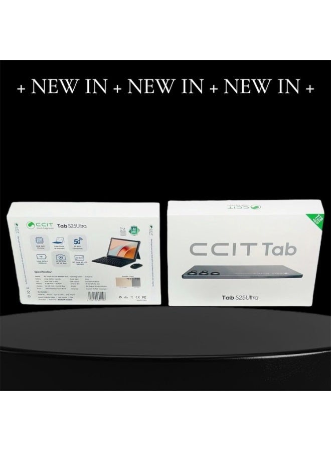 CCIT Tab S25 Ultra Android Tablet with 16GB RAM 1TB Storage, 5G Connectivity, Keyboard, Mouse & Bluetooth Headset – High-Performance Tablet for Work, Study & Entertainment - Image 3