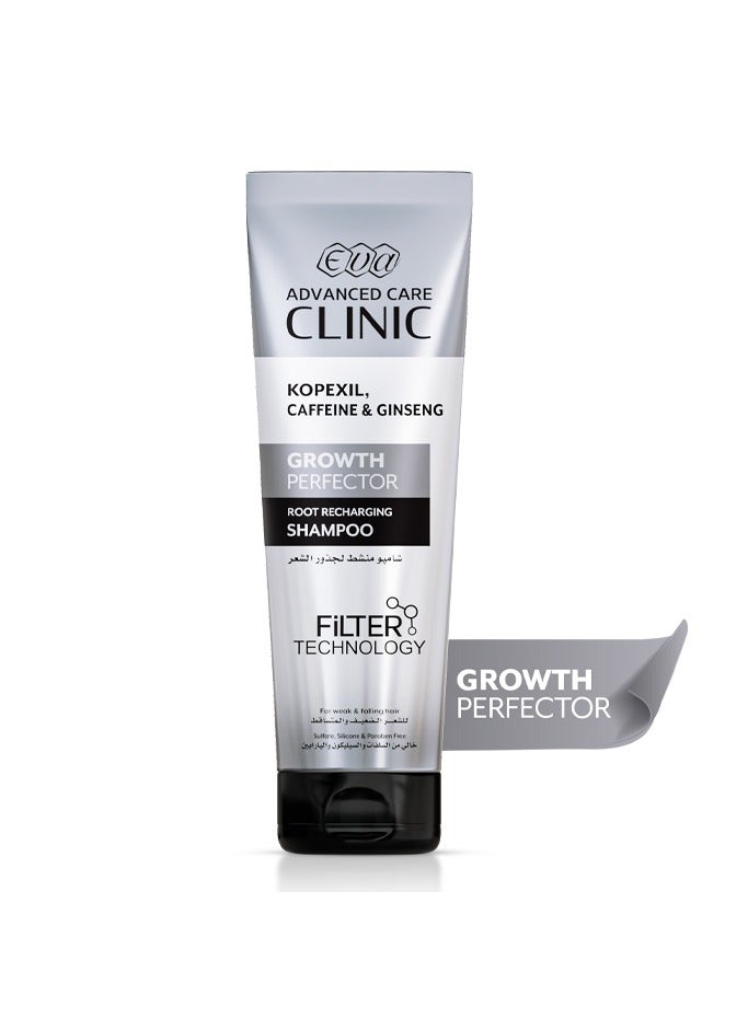 إيفا أدڤانسد كير كلينيك جـروث پيرفيكتــور شامبو منشط لـجذور الشعر للشعر الضعيف والمتساقط 230 مل