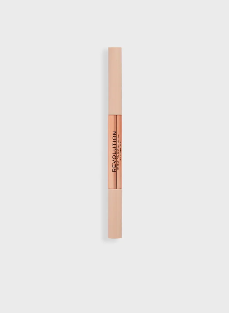 REVOLUTION Fluffy Brow Filter Duo Ash Brown