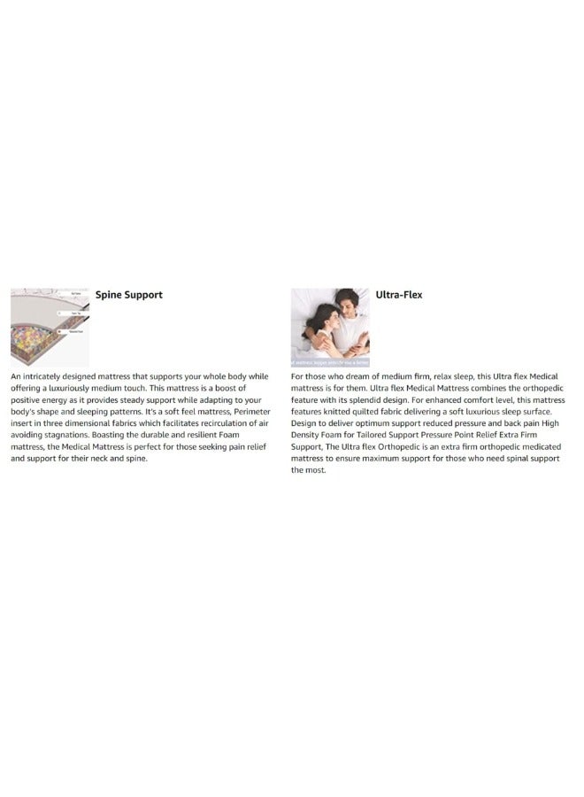 سلشا مرتبة طبية أورثومديكال بلس للسرير أبيض 90x190X6 - Image 3