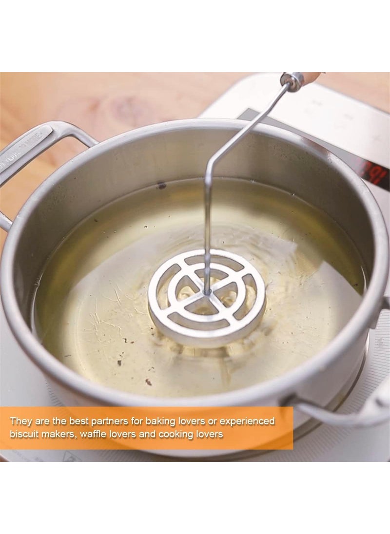 THW THW Jalebi MakerMold with Handle Rosette Cookie Tool Aluminium Cast Waffle Molds Set with 3 Interchangeable Heads Star Flower Circle for Kitchen Baking Cooking Housewares  - Image 5