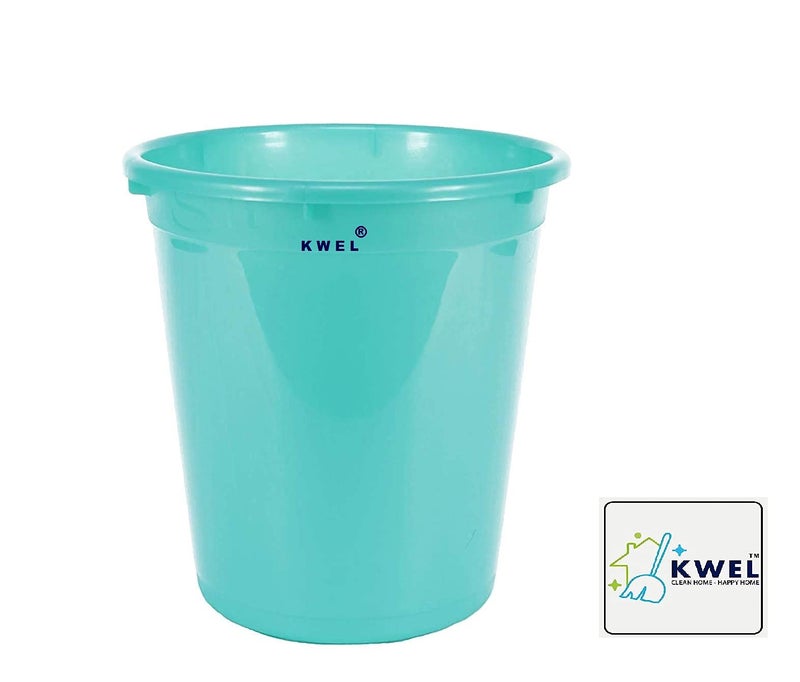 KWEL Plastic Open Smart Bin Dustbin 10 LTR, Pack of 3 (Multicolor) - Image 3