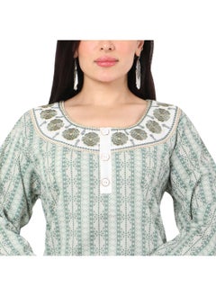 LONG UNIQUE STYLE PRINTED NECK EMBROIDERED CASUAL ARABIC KAFTAN JALABIYA DRESSES - pzsku/ZF81E345F24DA86D371F8Z/45/_/1711630604/6e113d9f-25aa-4e46-8755-cebe40ef08a3